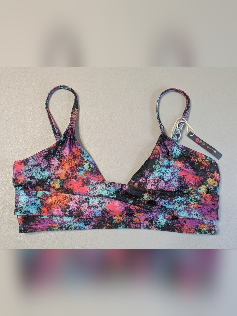 NWT Born Primitive bikini top, large